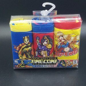 DC Comics Ame-Comi Hipster Panties Set of 3